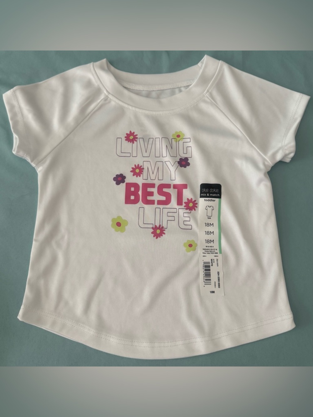 Okie Dokie Little Girls 2-pc Short Sleeve T-Shirt - Picture 7 of 11